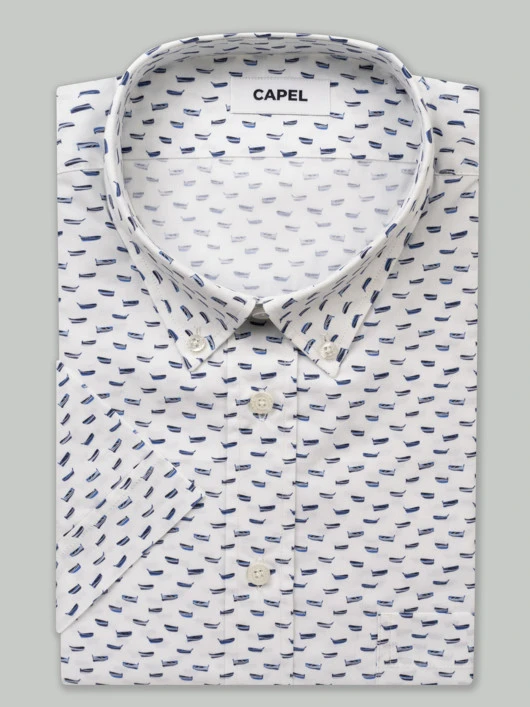 Chemisette Motifs Barques Capel Grande Taille 3 Chemisette Motifs Barques Capel Grande Taille