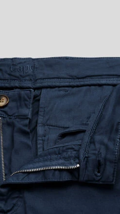 Chino Matt Indigo Capel Grande Taille 8 Chino Matt Indigo Capel Grande Taille -Capel Boutique chino uni bleu indigo capel grande taille 2