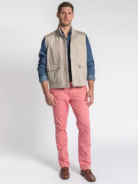 Chino Matthias Rose Capel Grande Taille 3 Chino Matthias Rose Capel Grande Taille