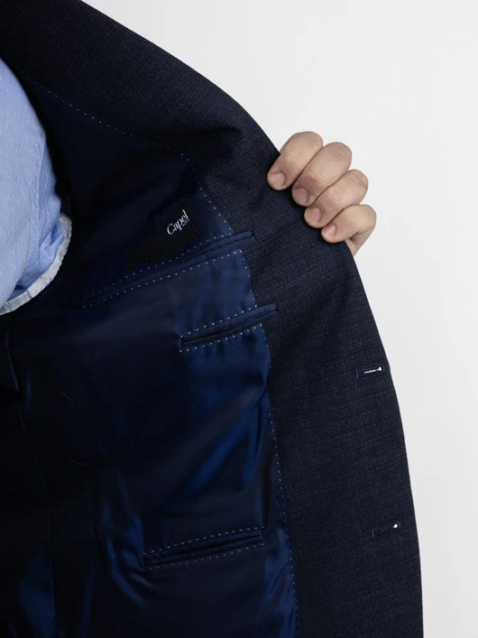 Costume Marine Pal Zileri Grande Taille 6 Costume Marine Pal Zileri Grande Taille – Image 4