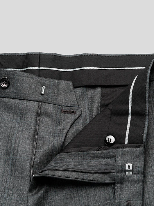 Costume Prince De Galles Privé Anthracite Grande Taille 9 Costume Prince De Galles Privé Anthracite Grande Taille – Image 7