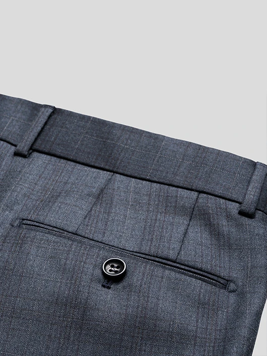 Costume Prince Galles Indigo Privé Grande Taille 10 Costume Prince Galles Indigo Privé Grande Taille – Image 8