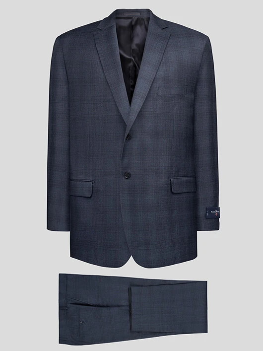 Costume Prince Galles Indigo Privé Grande Taille 3 Costume Prince Galles Indigo Privé Grande Taille