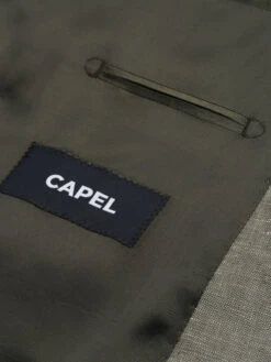 Costume Séparable 2 Pcs 100% Lin Vert Capel Grande Taille -Capel Boutique costume separable lin 2 pieces vert capel grande taille 4