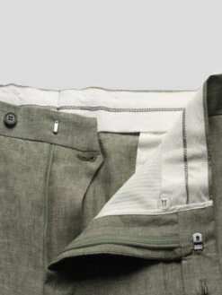 Costume Séparable 2 Pcs 100% Lin Vert Capel Grande Taille -Capel Boutique costume separable lin 2 pieces vert capel grande taille 6