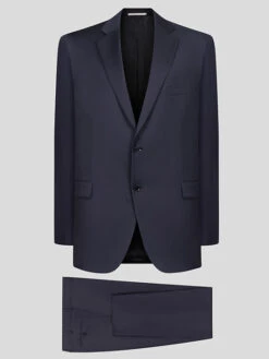 Costume Uni Marine Pal Zileri Grande Taille