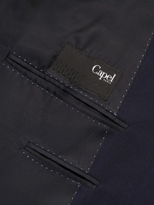 Costume Uni Marine Pal Zileri Grande Taille 6 Costume Uni Marine Pal Zileri Grande Taille – Image 4