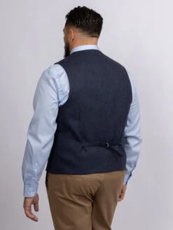 Gilet Chevrons Marine Capel Grande Taille