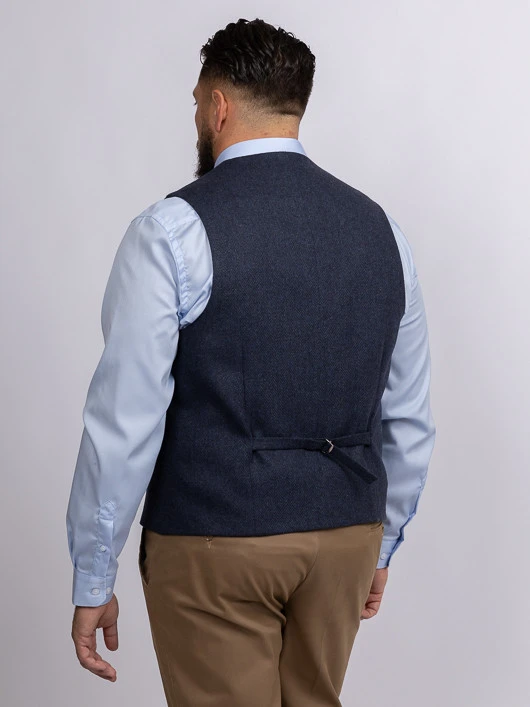 Gilet Chevrons Marine Capel Grande Taille 3 Gilet Chevrons Marine Capel Grande Taille