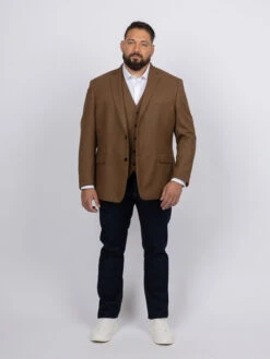 Gilet Natte Caramel Capel Grande Taille -Capel Boutique gilet natte caramel capel grande taille 3