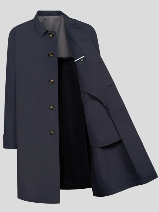 Imperméable Léger Marine Capel Grande Taille 4 Imperméable Léger Marine Capel Grande Taille – Image 2