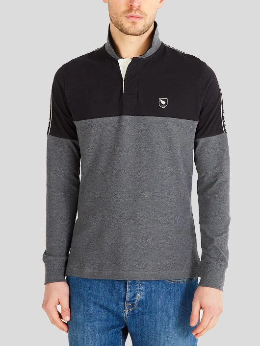 Maillot ML Bicolore Eden Park Grande Taille 4 Maillot ML Bicolore Eden Park Grande Taille – Image 3