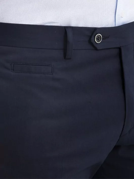 Pantalon Coton Marine Capel Grande Taille 4 Pantalon Coton Marine Capel Grande Taille – Image 2