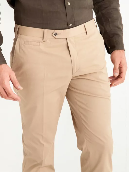 Pantalon Coton Beige Capel Grande Taille 6 Pantalon Coton Beige Capel Grande Taille – Image 4