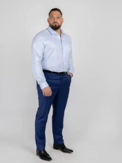 Pantalon De Costume Bleu Capel Grande Taille