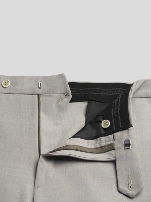 Pantalon De Ville Gabin Beige Capel Grande Taille 4 Pantalon De Ville Gabin Beige Capel Grande Taille – Image 2