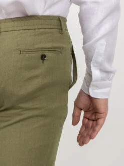 Pantalon En Lin Kaki Elastique Capel Grande Taille 8 Pantalon En Lin Kaki Elastique Capel Grande Taille -Capel Boutique pantalon en lin kaki elast capel grande taille 2