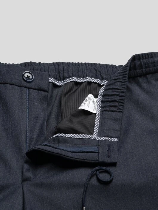 PANTALON GARY AVEC CORDON BLEU CAPEL GRANDE TAILLE 4 PANTALON GARY AVEC CORDON BLEU CAPEL GRANDE TAILLE – Image 2