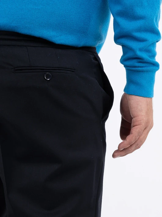 Pantalon Gary Marine Avec Cordon Capel Grande Taille 9 Pantalon Gary Marine Avec Cordon Capel Grande Taille – Image 7