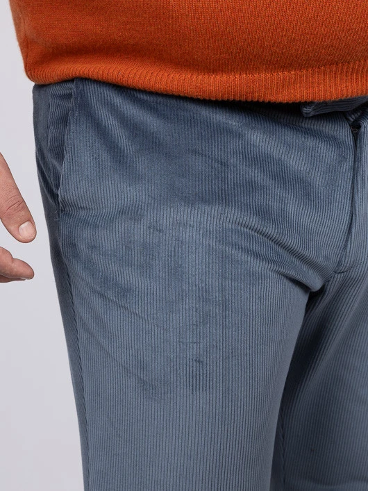 Pantalon Grant Bleu Velours Capel Grande Taille 7 Pantalon Grant Bleu Velours Capel Grande Taille – Image 5