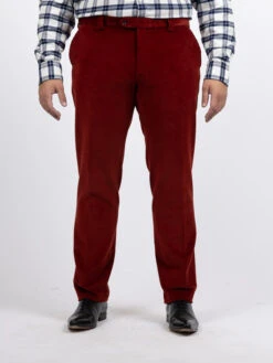 Pantalon Grant Velours Brique Capel Grande Taille
