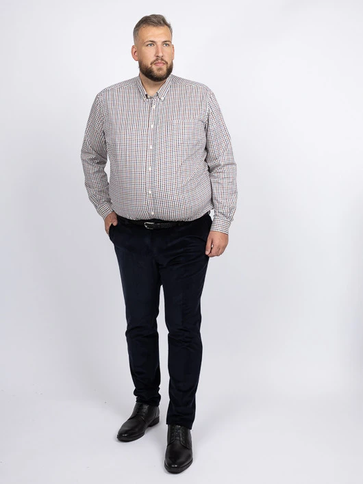 Pantalon Grant Velours Marine Capel Grande Taille 4 Pantalon Grant Velours Marine Capel Grande Taille – Image 2