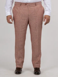 Pantalon Terracotta Lin Capel Grande Taille