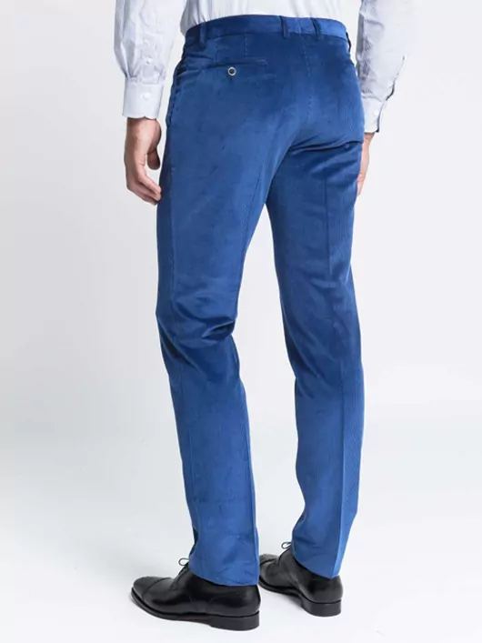 Pantalon Velours Grant Bleu Capel Grande Taille 4 Pantalon Velours Grant Bleu Capel Grande Taille – Image 2