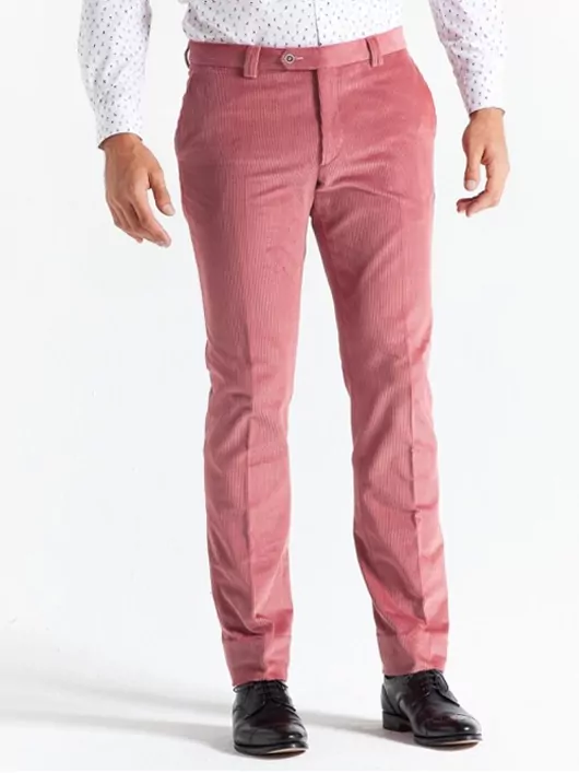 Pantalon Velours Grant Rose Capel Grande Taille 4 Pantalon Velours Grant Rose Capel Grande Taille – Image 2