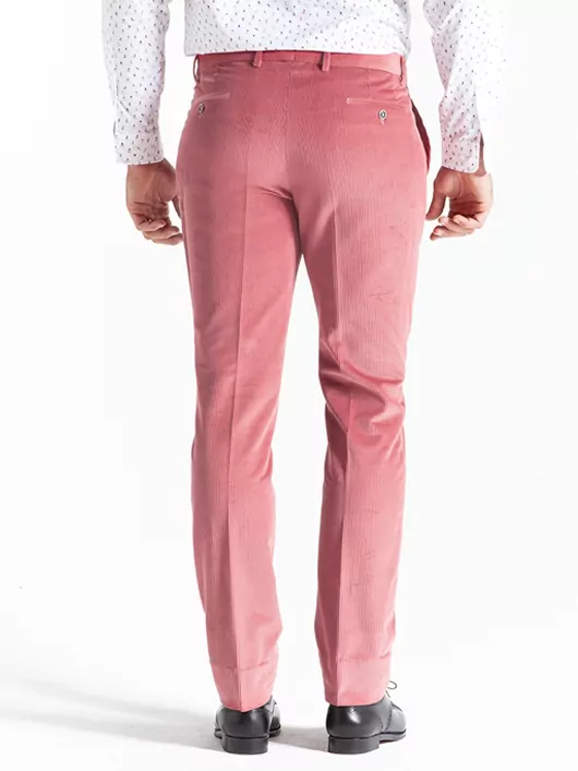 Pantalon Velours Grant Rose Capel Grande Taille 5 Pantalon Velours Grant Rose Capel Grande Taille – Image 3