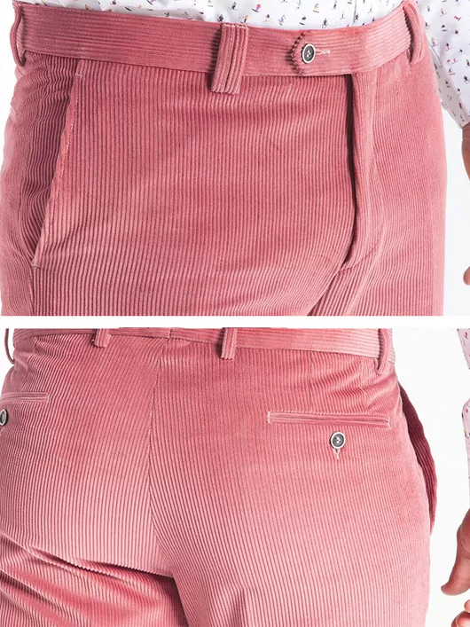 Pantalon Velours Grant Rose Capel Grande Taille 6 Pantalon Velours Grant Rose Capel Grande Taille – Image 4