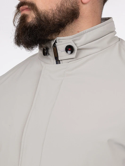 Parka Bugatti Gris Clair Grande Taille 9 Parka Bugatti Gris Clair Grande Taille – Image 7