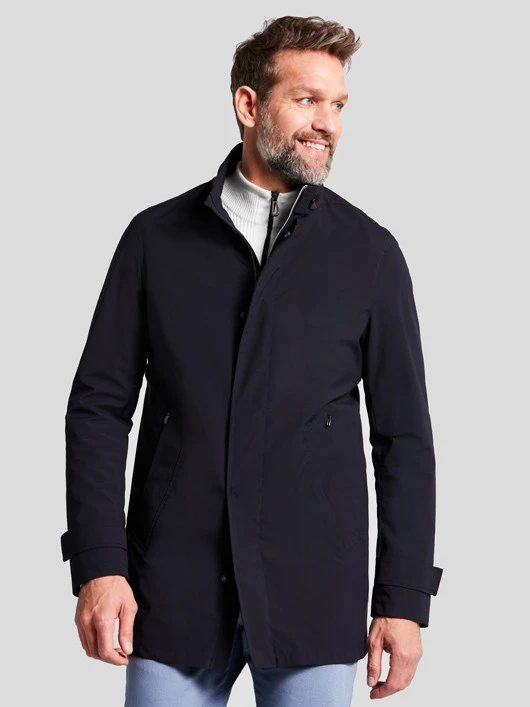 Parka Marine Légère Bugatti Grande Taille 4 Parka Marine Légère Bugatti Grande Taille – Image 2