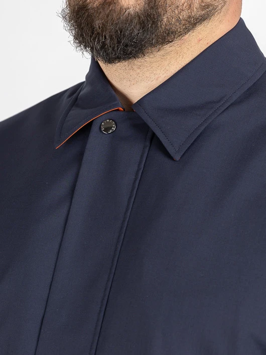 Paul&Shark Parka Marine Tissu Loro Piana Paul & Shark Grande Taille 5 Paul&Shark Parka Marine Tissu Loro Piana Paul & Shark Grande Taille – Image 3