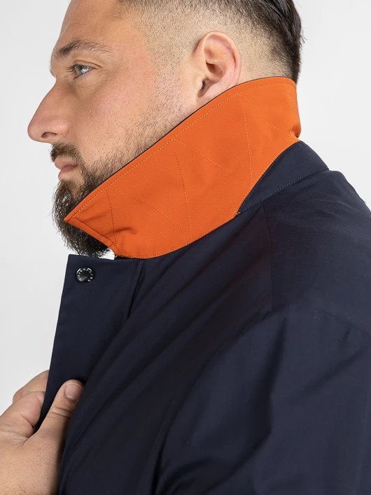 Paul&Shark Parka Marine Tissu Loro Piana Paul & Shark Grande Taille 7 Paul&Shark Parka Marine Tissu Loro Piana Paul & Shark Grande Taille – Image 5