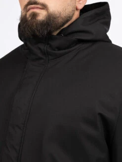 Parka Noire Avec Parmenture Capel Grande Taille 17 Parka Noire Avec Parmenture Capel Grande Taille -Capel Boutique parka noire avec parmenture capel grande taille 4