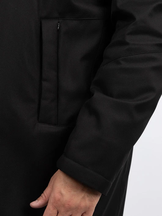 Parka Noire Avec Parmenture Capel Grande Taille 8 Parka Noire Avec Parmenture Capel Grande Taille – Image 6