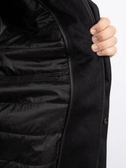 Parka Noire Avec Parmenture Capel Grande Taille 21 Parka Noire Avec Parmenture Capel Grande Taille -Capel Boutique parka noire avec parmenture capel grande taille 8