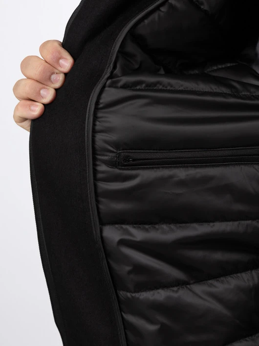 Parka Noire Avec Parmenture Capel Grande Taille 12 Parka Noire Avec Parmenture Capel Grande Taille – Image 10