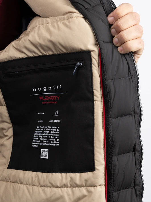 Parka Noire Ville Bugatti Grande Taille 9 Parka Noire Ville Bugatti Grande Taille – Image 7