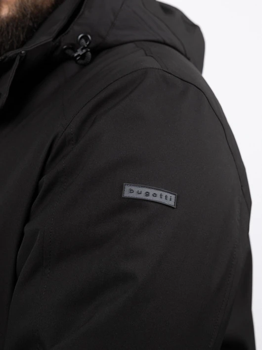 Parka Noire Ville Bugatti Grande Taille 11 Parka Noire Ville Bugatti Grande Taille – Image 9