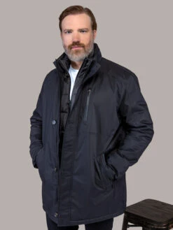 Parka Rain Series Noir Bugatti Grande Taille