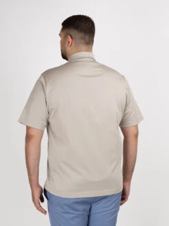 Polo Beige Coton Mercerise Capel Grande Taille -Capel Boutique polo beige coton mercerise capel grande taille 2