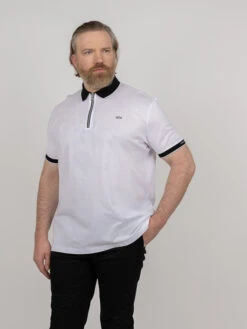 Paul&Shark Polo Contrastes Col & Manches Paul & Shark Grande Taille -Capel Boutique polo contrastes col manches paul shark grande taille 2