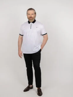 Paul&Shark Polo Contrastes Col & Manches Paul & Shark Grande Taille -Capel Boutique polo contrastes col manches paul shark grande taille 3