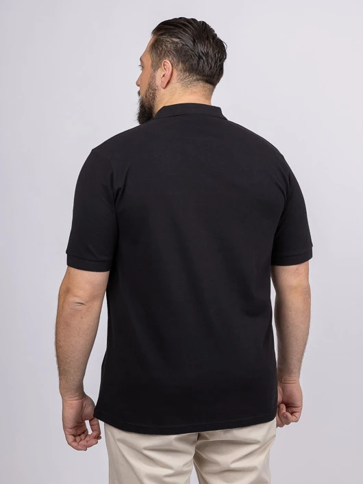 Polo Noir Capel Grande Taille 4 Polo Noir Capel Grande Taille – Image 2