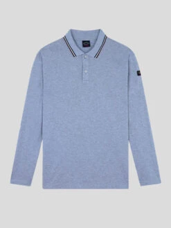 Paul&Shark Polo Manches Longues Gris Paul & Shark Grande Taille