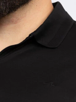 Paul&Shark Polo Manches Longues Noir Zippé Paul& Shark Grande Taille -Capel Boutique polo ml noir zippe paul shark grande taille 3