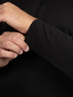 Paul&Shark Polo Manches Longues Noir Zippé Paul& Shark Grande Taille -Capel Boutique polo ml noir zippe paul shark grande taille 4