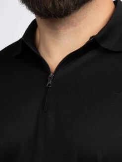 Paul&Shark Polo Manches Longues Noir Zippé Paul& Shark Grande Taille -Capel Boutique polo ml noir zippe paul shark grande taille 6